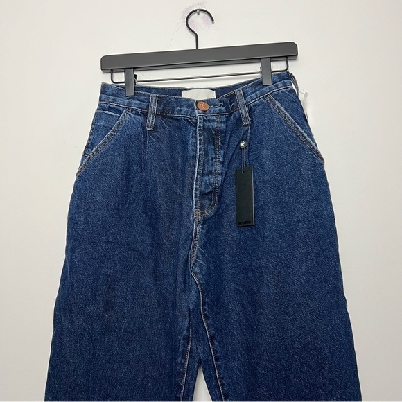 FP One Teaspoon High Waisted Smiths Tailored Jeans Dark Wash Blue NEW Trending - Picture 2 of 13
